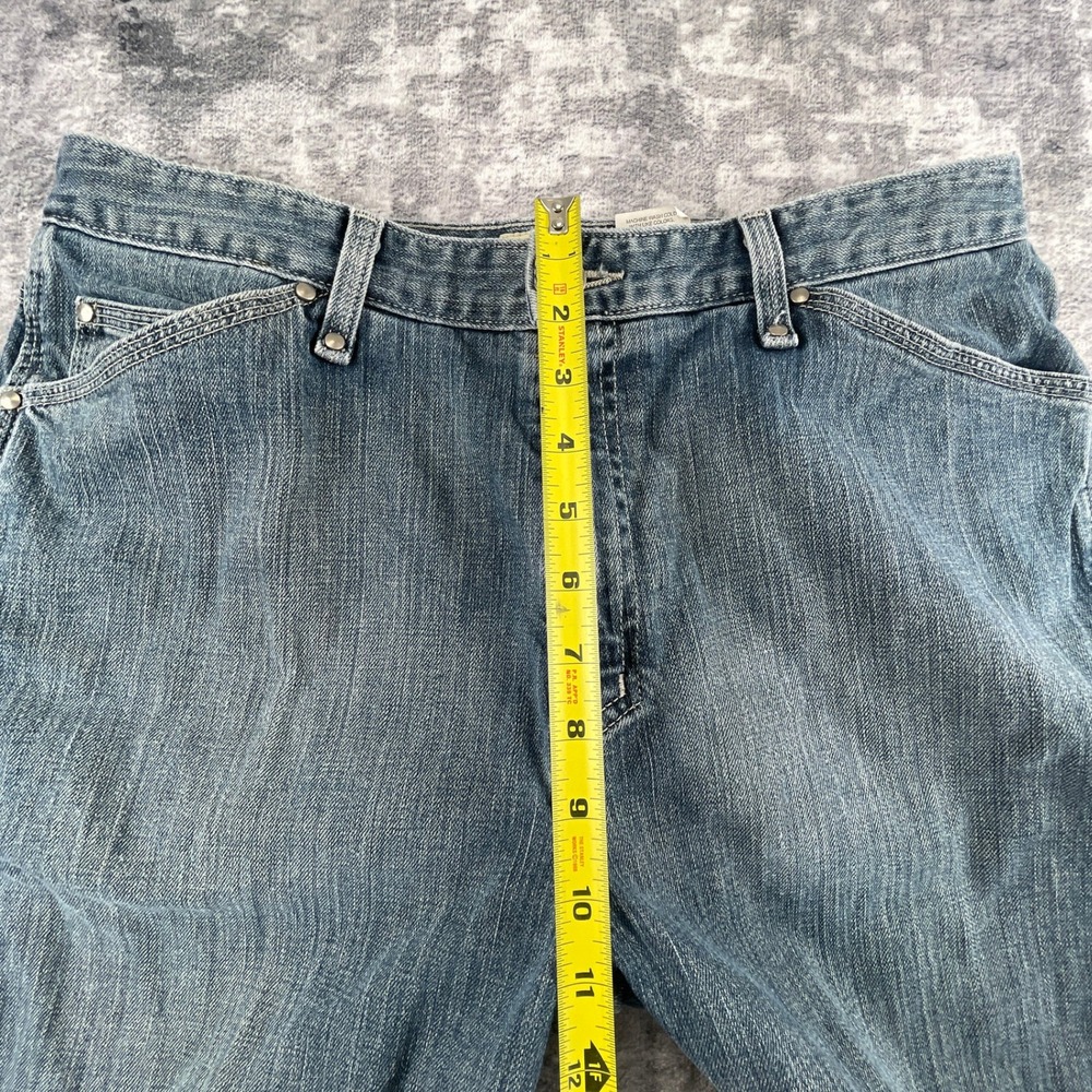 Vtg LL Bean Womens 14T Jeans 90s Straight Leg Blue Denim Tall - Picture 6 of 12